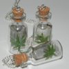 Handmade Pot Leaf Bottle Necklace - Image 4