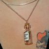 Handmade Pot Leaf Bottle Necklace - Image 5