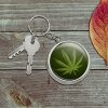Marijuana Leaf Portable Travel Size Pocket Purse - Image 4