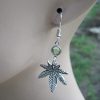 Pot Leaf Earrings - Image 3