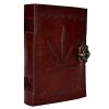 Handmade Leather Leaf Journal - Image 3